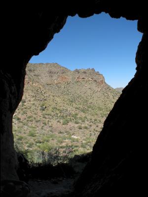 Inside Cave at Pass Mountain Trail
